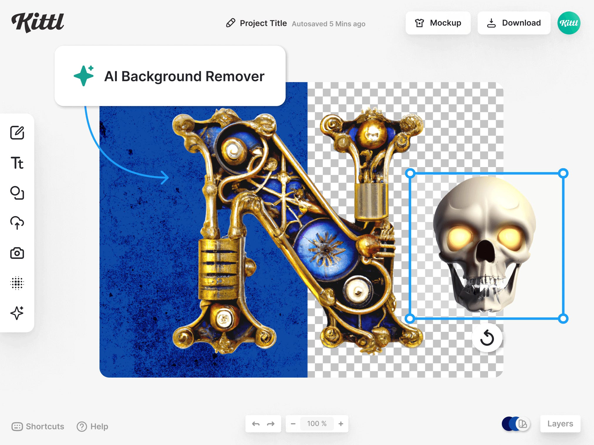 AI tự động xóa nền