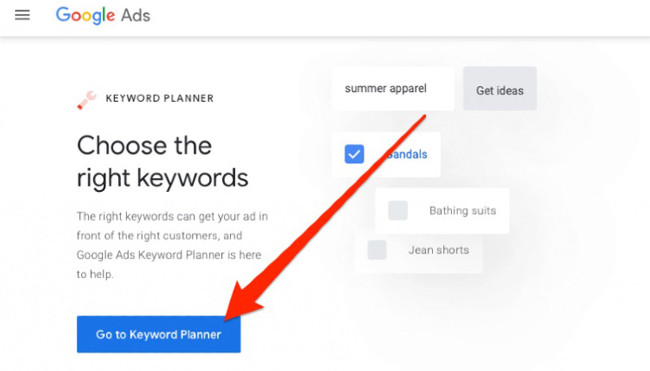 Bước 1: Truy cập trang Google Ads