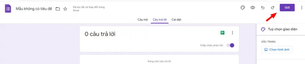 Cách gửi biểu mẫu