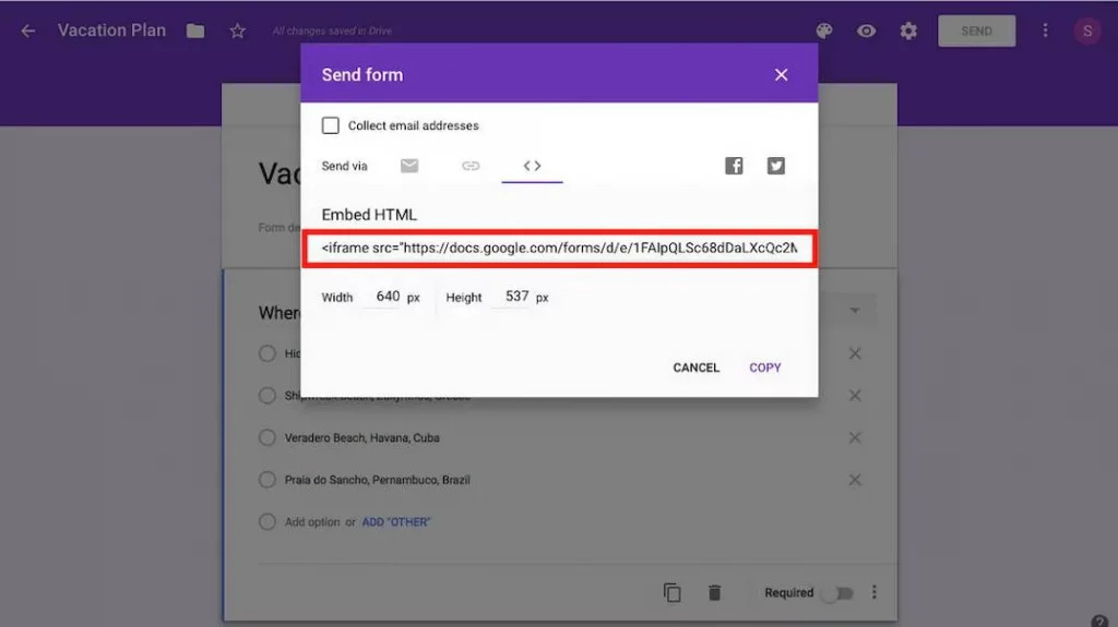 Cách tích hợp Google Form vào Website WordPress