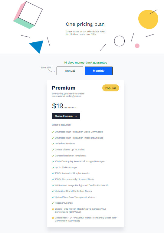 Chế độ giá của OFFEO