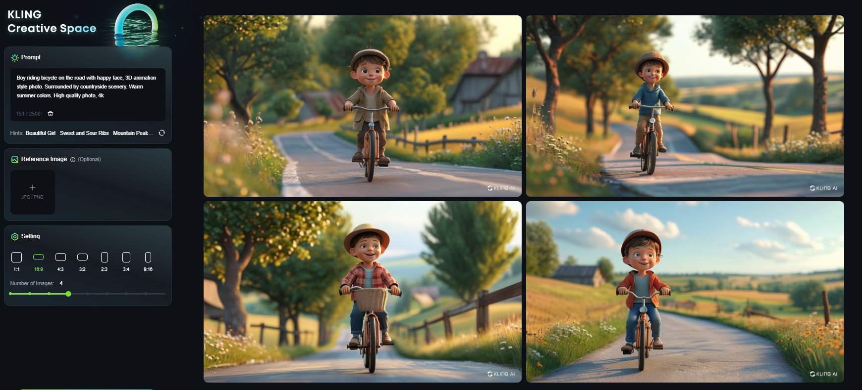 Kết quả tạo ảnh