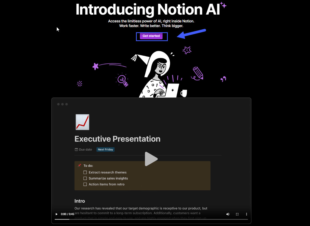 Kích hoạt tính năng Notion AI