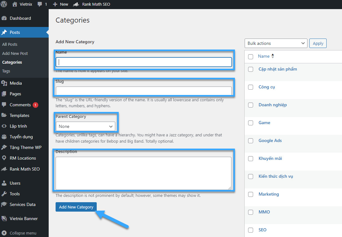 Category là gì? Tạo category mới trong website WordPress nhanh nhất