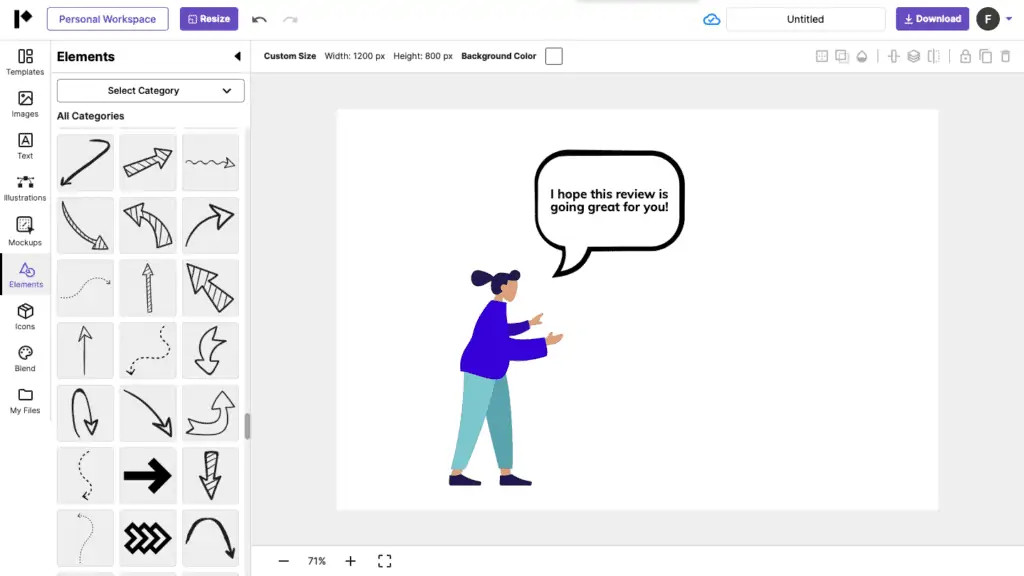Thư viện thành phần, yếu tố thiết kế