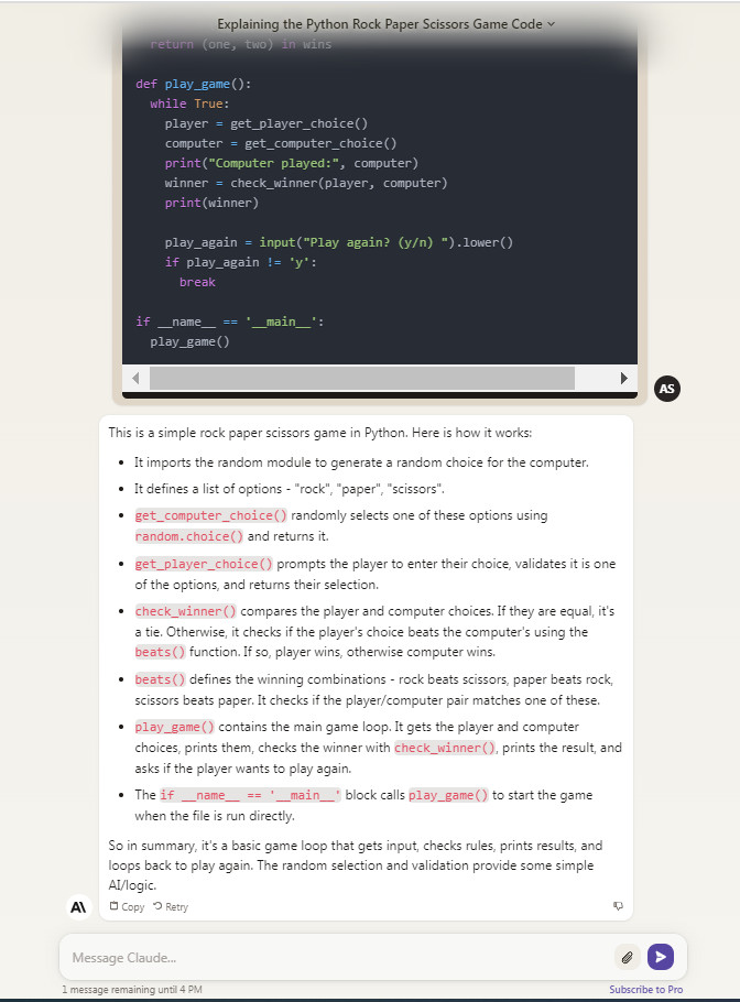 Viết mã với Claude AI